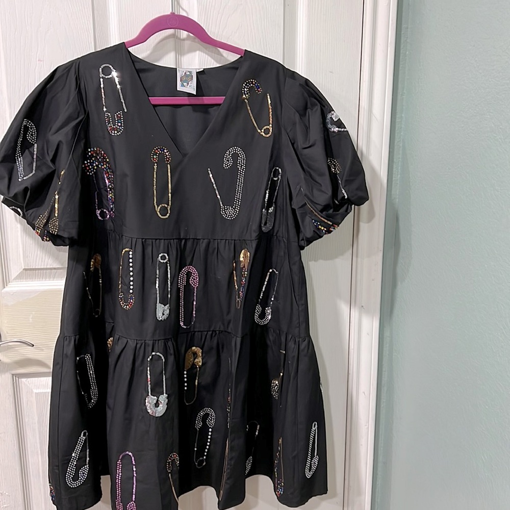 Queen Of Sparkles SAFETY PIN DRESS